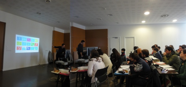 photo generale des étudiants artiste et géographie.